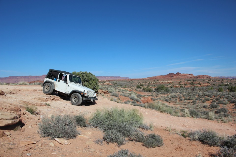 A 7 mile off-road trail to Colorado River views